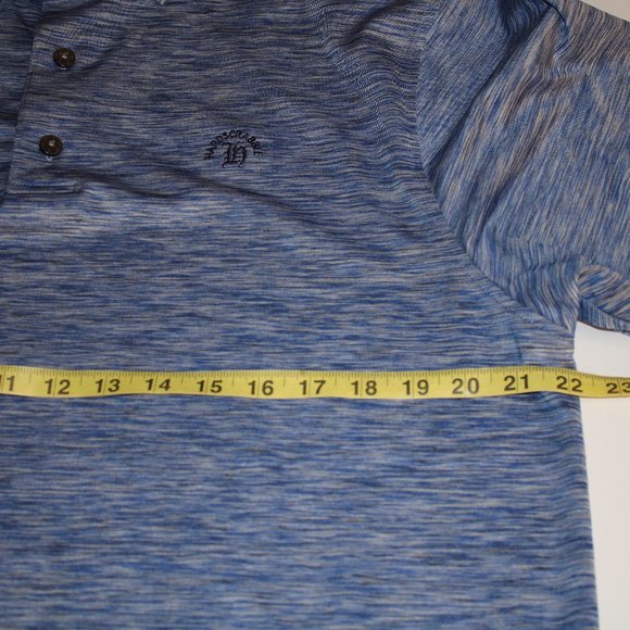 Footjoy Mens Short Sleeve Golf Polo MEDIUM Static Blue - Picture 4 of 7